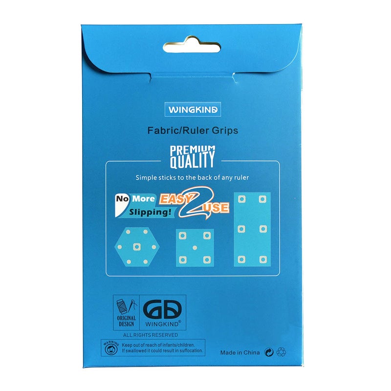 Wingkind Non-Slip Grips for Quilting Rulers, Quilting Templates-96 Pieces/Pkg - Image 3